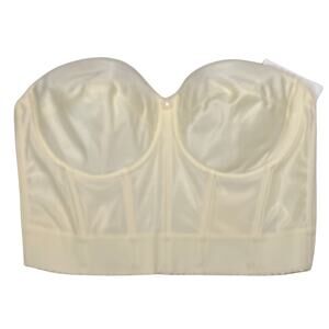 Dominique Noemi Strapless Longline Ivory Bridal Bra - Size 32F Style 6377
